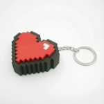 Fidget Clicker Μπρελόκ Pixel Καρδιά