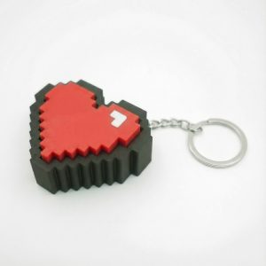 Fidget Clicker Μπρελόκ Pixel Καρδιά