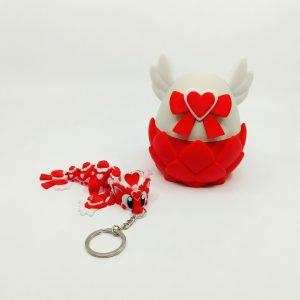 Valentine Love Set – Αυγό Αγάπης & Δράκος Μπρελόκ