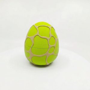 Ανοιγόμενο Πασχαλινό Αυγό Lime με Μοντέρνο Pattern – Διακοσμητικό Κουτί